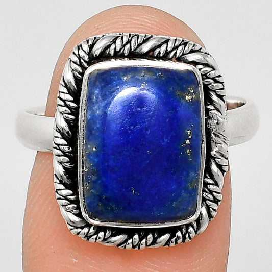 Premium Quality Lapis Lazuli - Afghanistan Ring size-8.5 R-1013 42-ER13600