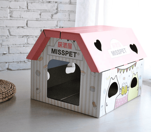 Izakaya Coffee House Cat Scratch Board Cat Litter Cat Toy Corrugated Paper Cat House Sharpener

🌟 The Cozy Cat Haven: Corrugated Paper Cat House And Scratcher 🐾