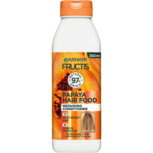 GARNIER Fructis Hair Food Papaya Conditioner 350 ml (3600542290388)