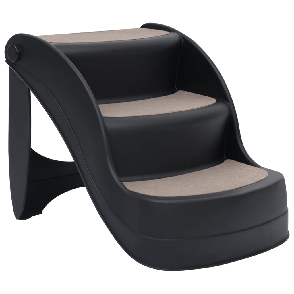 vidaXL Dog Stairs Foldable Dog Ramp Pet Stairs for High Bed Couch Car