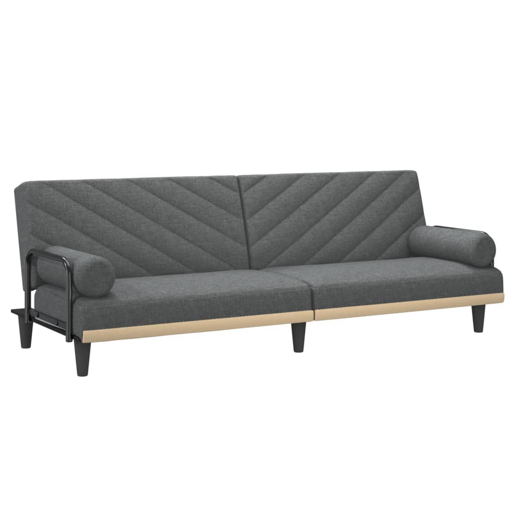 vidaXL Sleeper Sofa with Armrests Sofa Couch Recliner Chair Loveseat Fabric