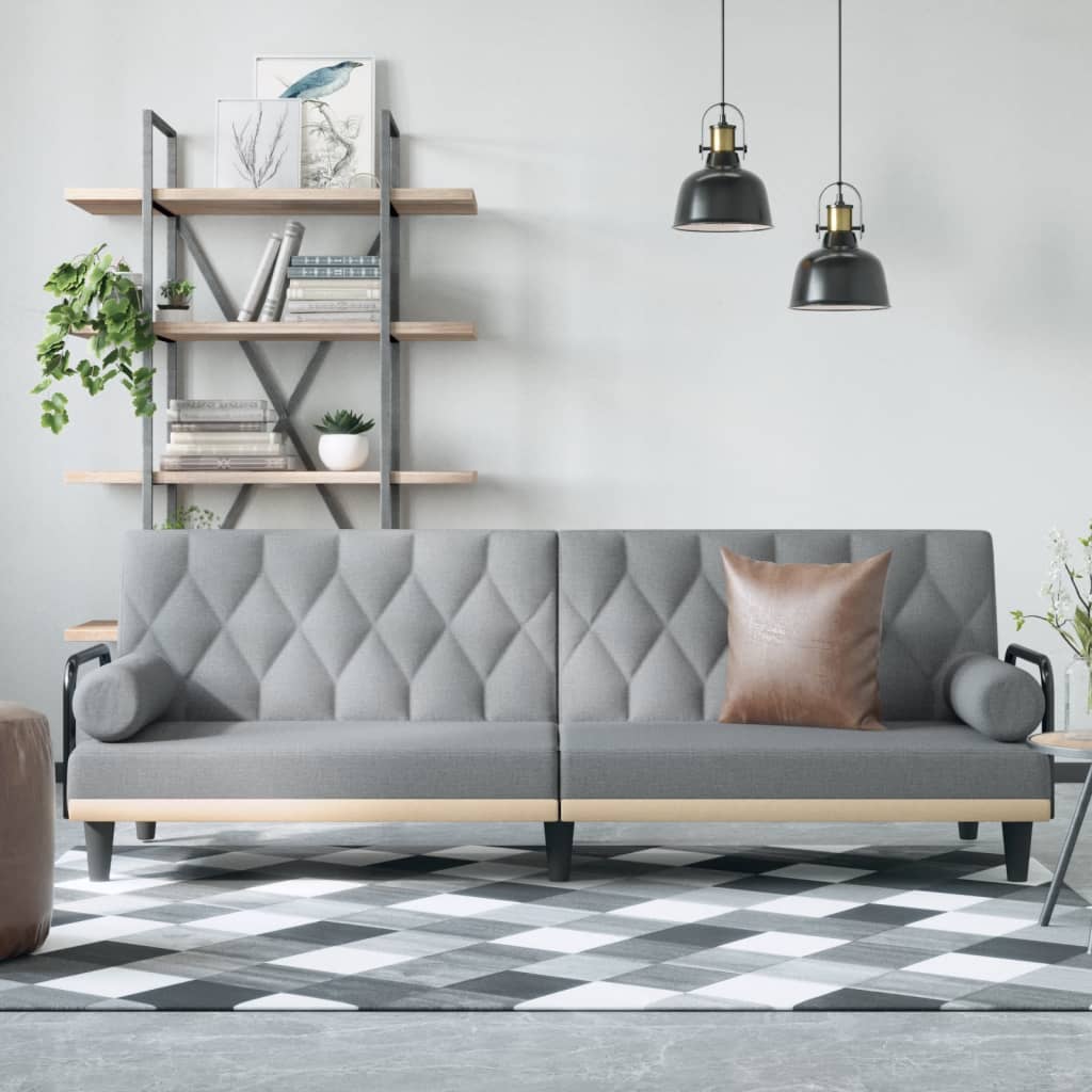 vidaXL Sofa Bed with Armrests Sleeper Sofa Loveseat Recliner Chair Fabric