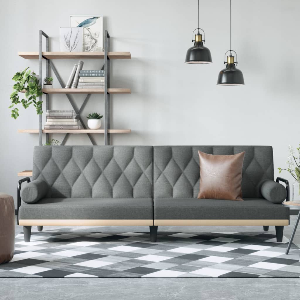 vidaXL Sofa Bed with Armrests Sleeper Sofa Loveseat Recliner Chair Fabric