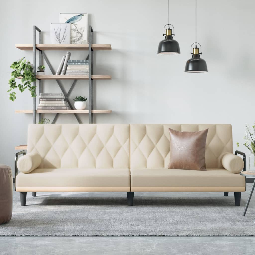 vidaXL Sofa Bed with Armrests Sleeper Sofa Loveseat Recliner Chair Fabric