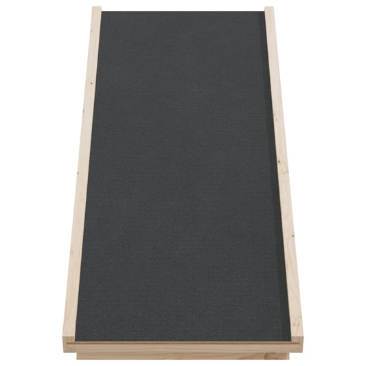 vidaXL Dog Ramp Foldable Adjustable Canine Ramp for Car Bed Solid Wood Fir