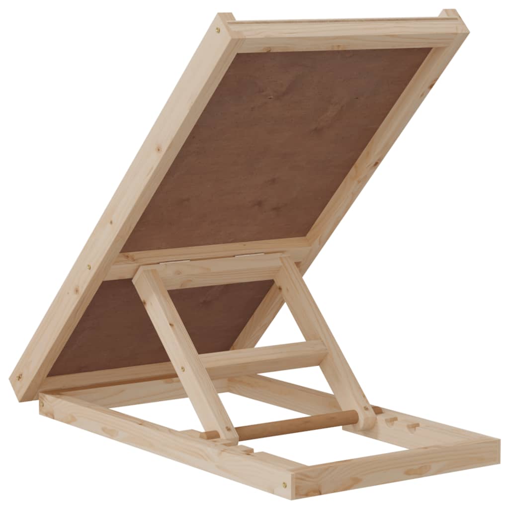 vidaXL Dog Ramp Foldable Adjustable Canine Ramp for Car Bed Solid Wood Fir