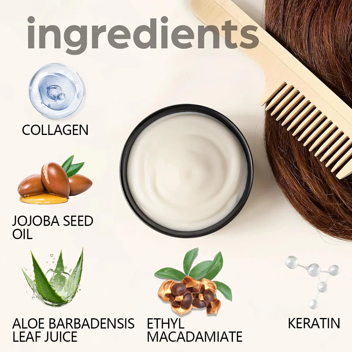 Argan Oil Aloe Vera Hair Mask Conditioner