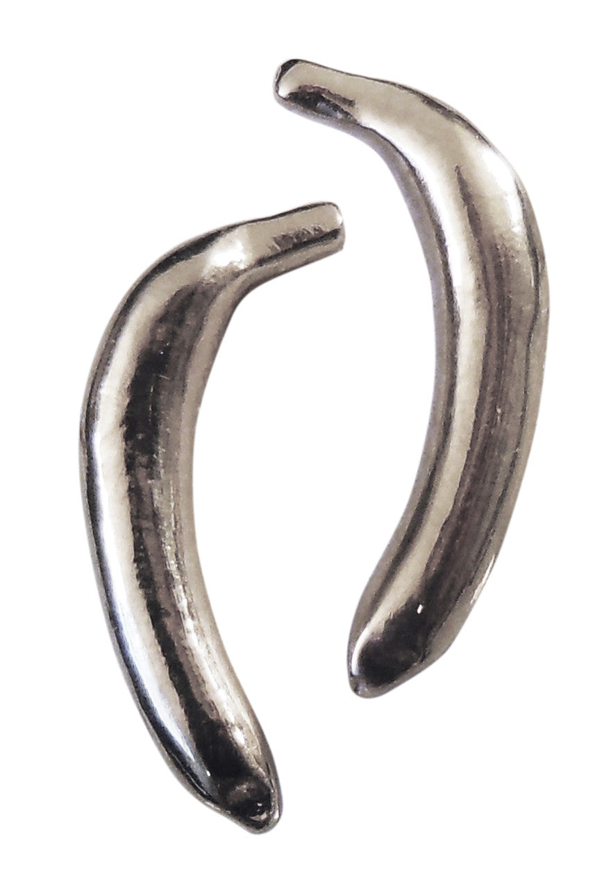 Drop the Banana- Banana stud earrings, Chimp Collection-14K gold-3