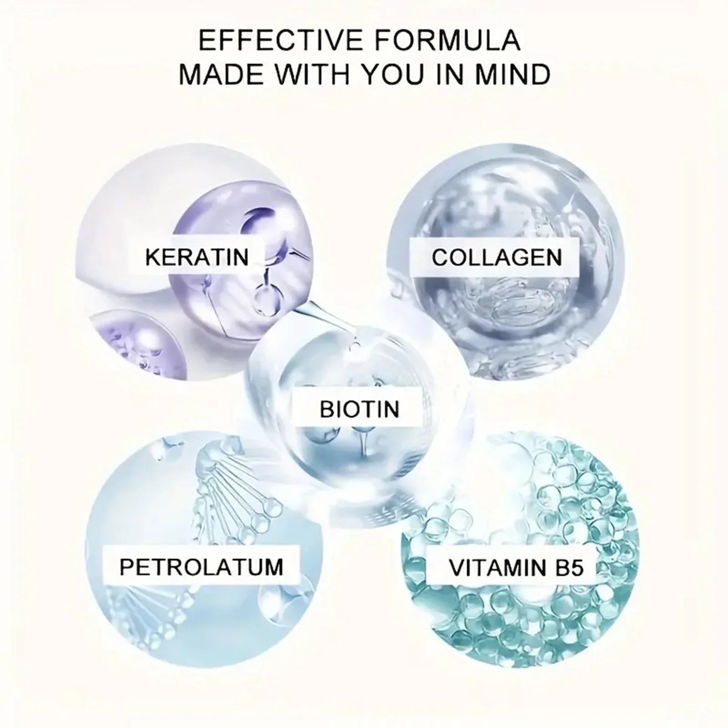 Biotin Keratin Hair Conditioner for Dry Frizz