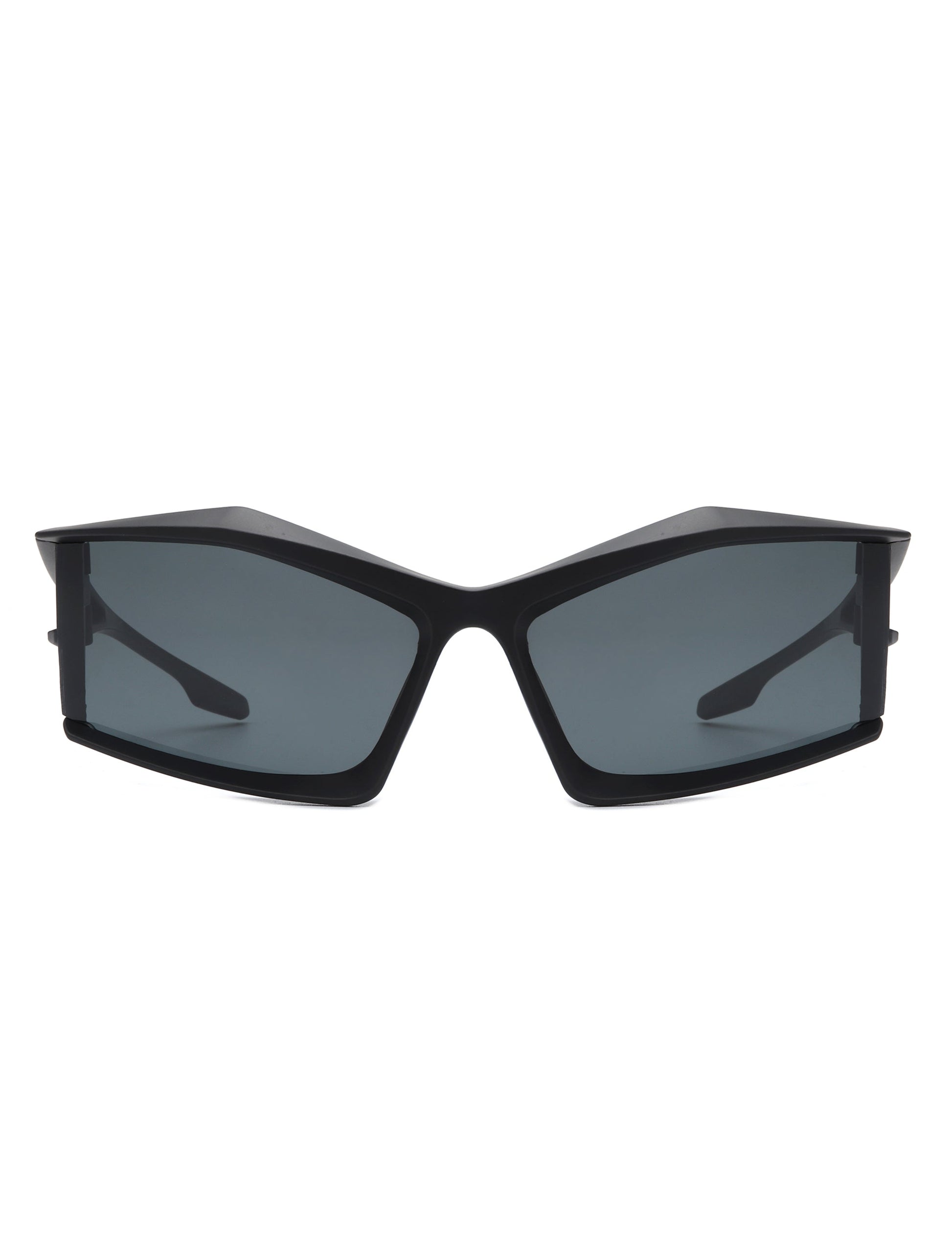 Halo - Futuristic Geometric Rectangle Fashion Sunglasses-1