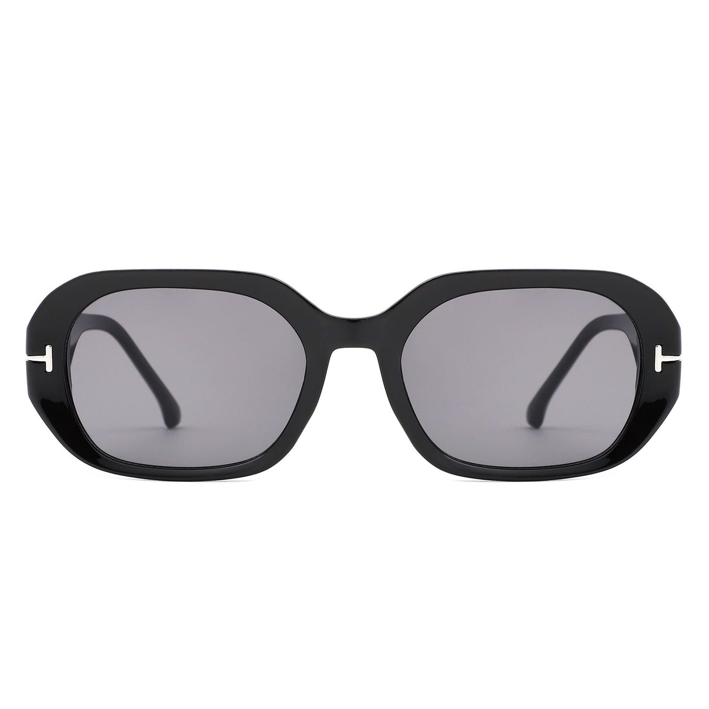 Nexis - Geometric Square Thick Frame Fashion Sunglasses-1