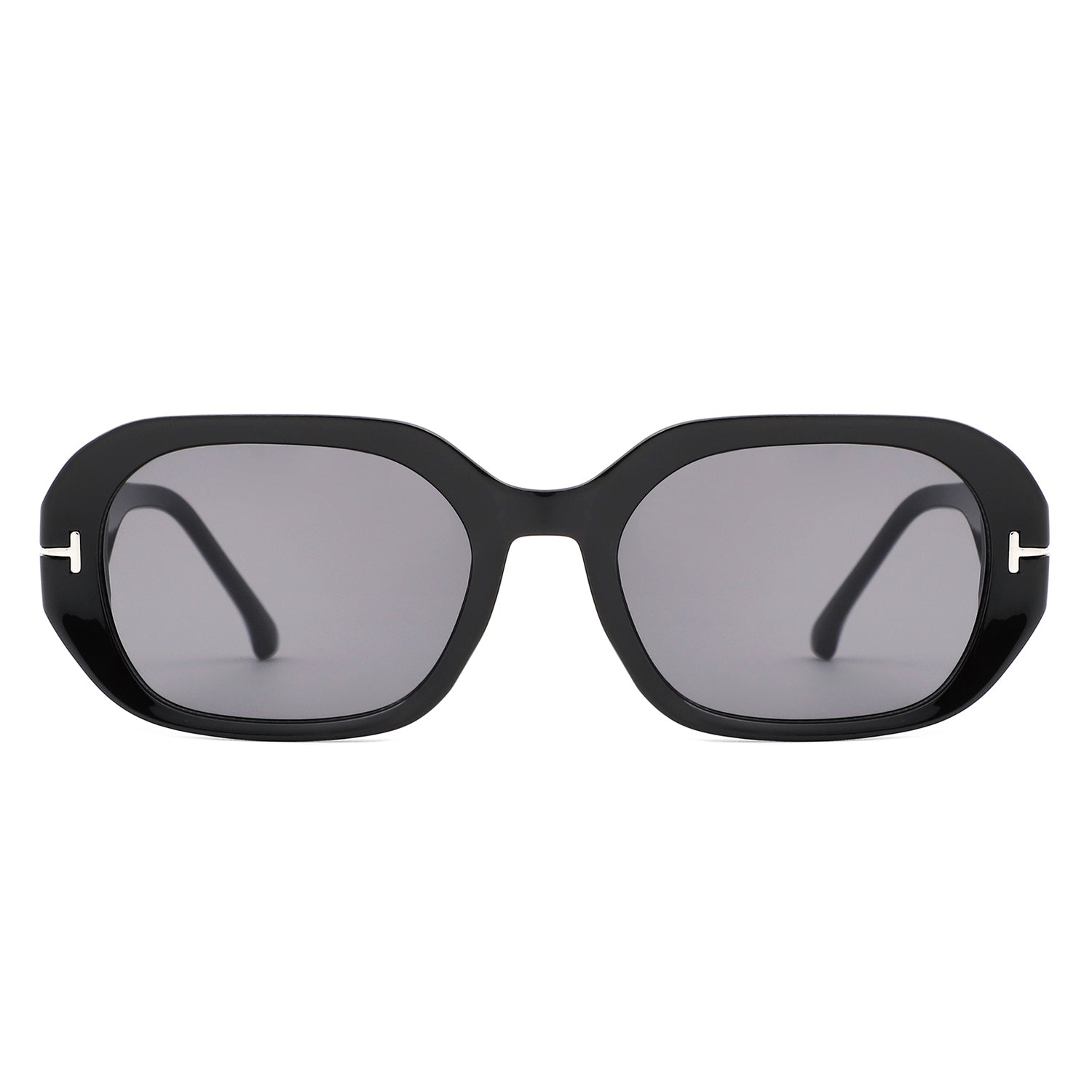 Nexis - Geometric Square Thick Frame Fashion Sunglasses-1