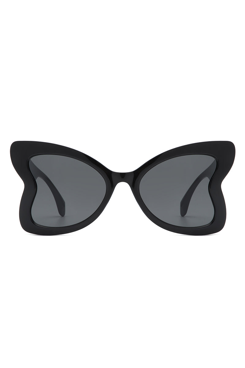 Glisten - Eye Oversized Butterfly Shape Sunglasses