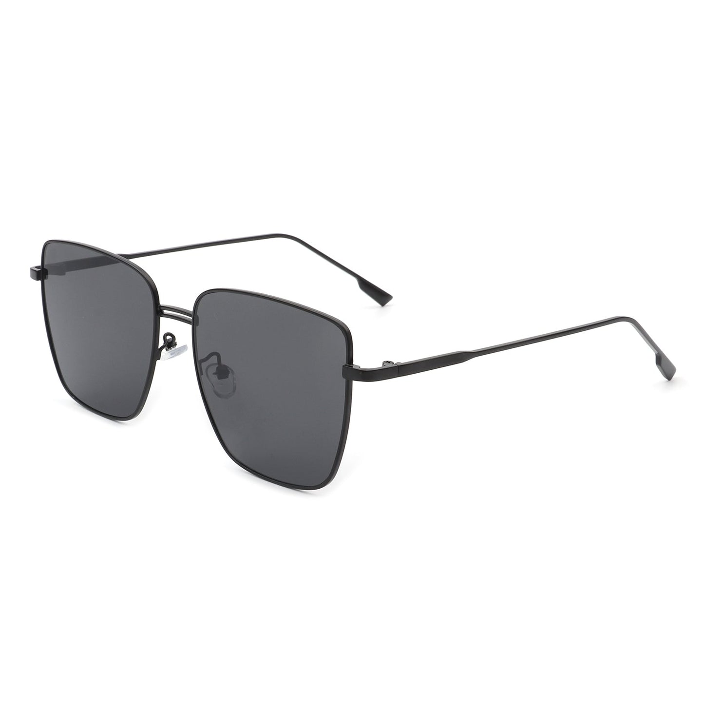 Eskuitan | Women Square Metal Oversize Fashion Sunglasses-5