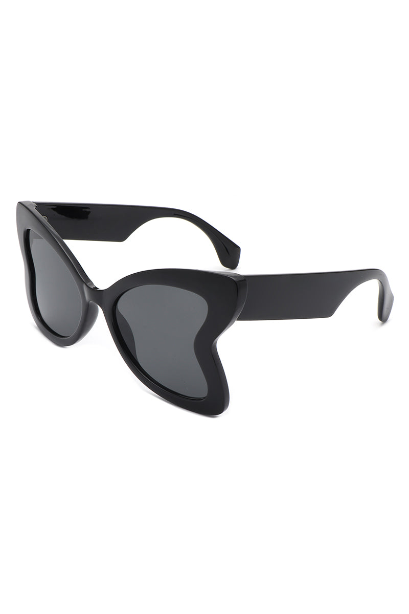 Glisten - Eye Oversized Butterfly Shape Sunglasses