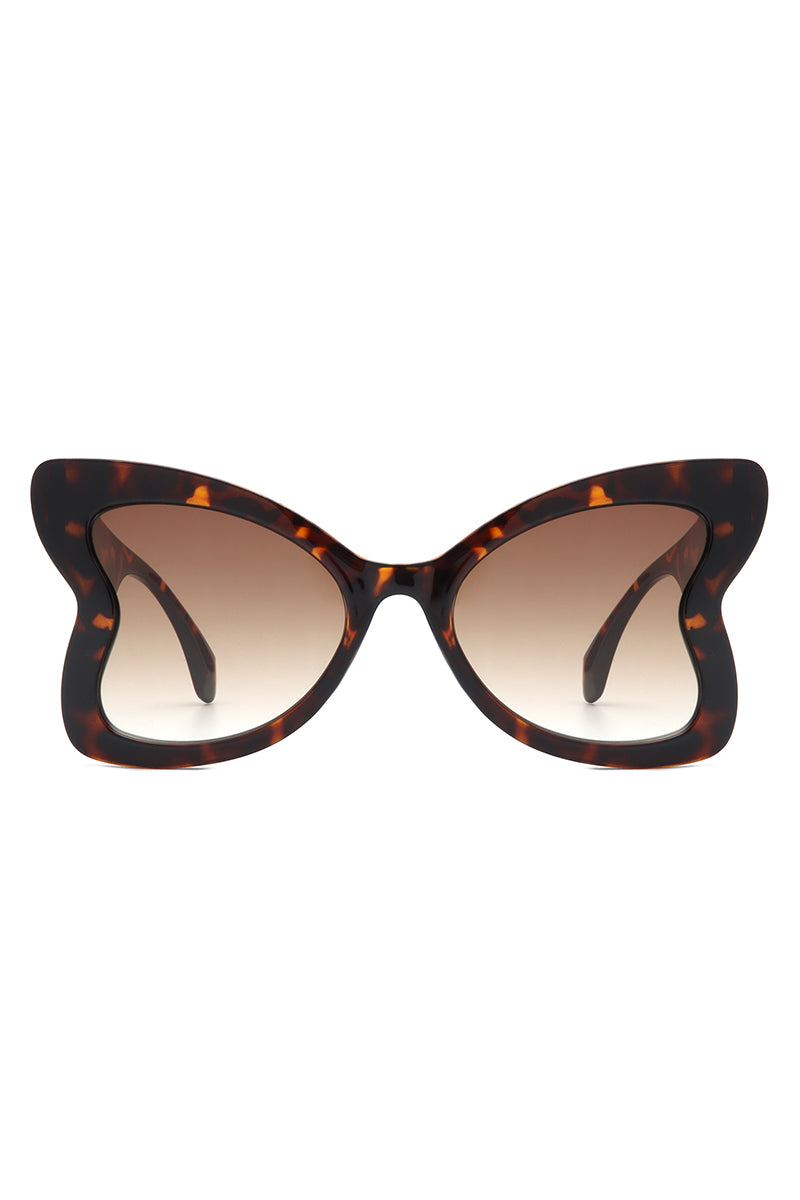 Glisten - Eye Oversized Butterfly Shape Sunglasses