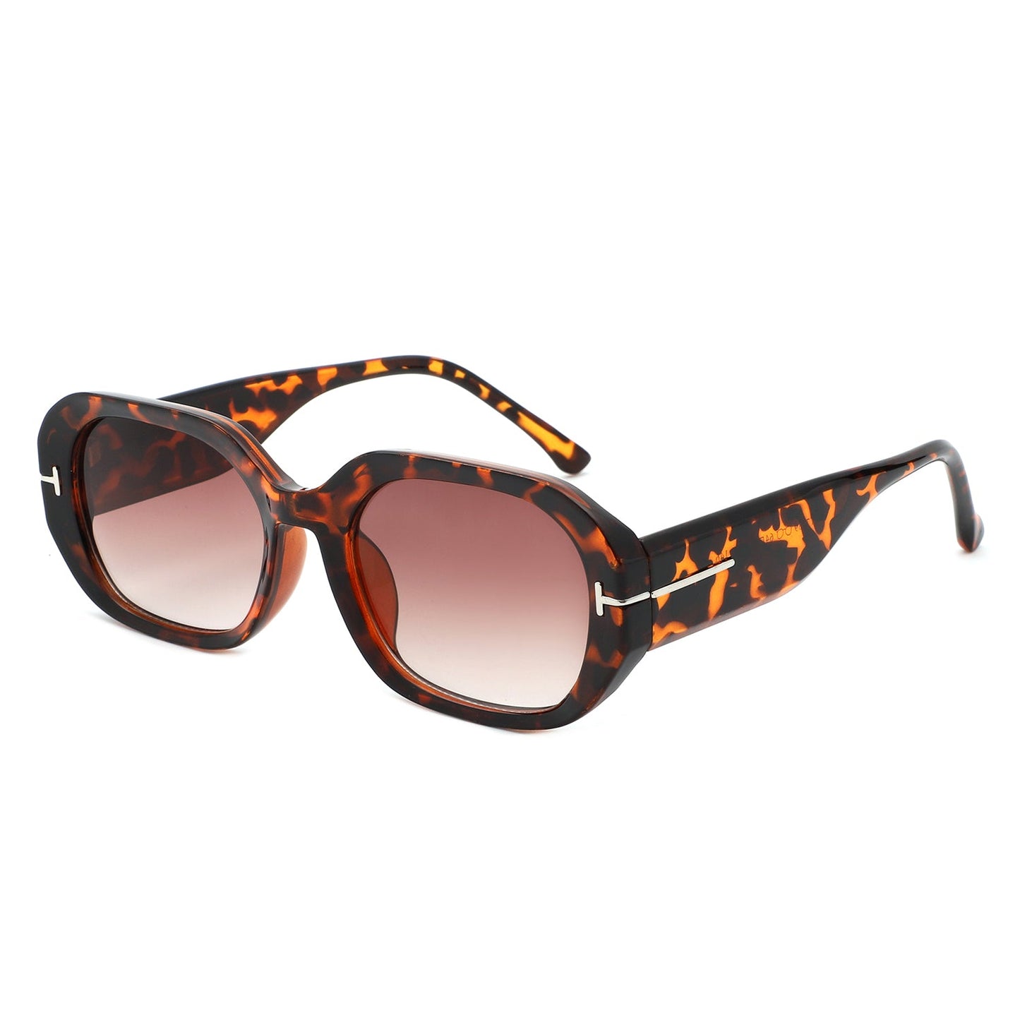 Nexis - Geometric Square Thick Frame Fashion Sunglasses-4