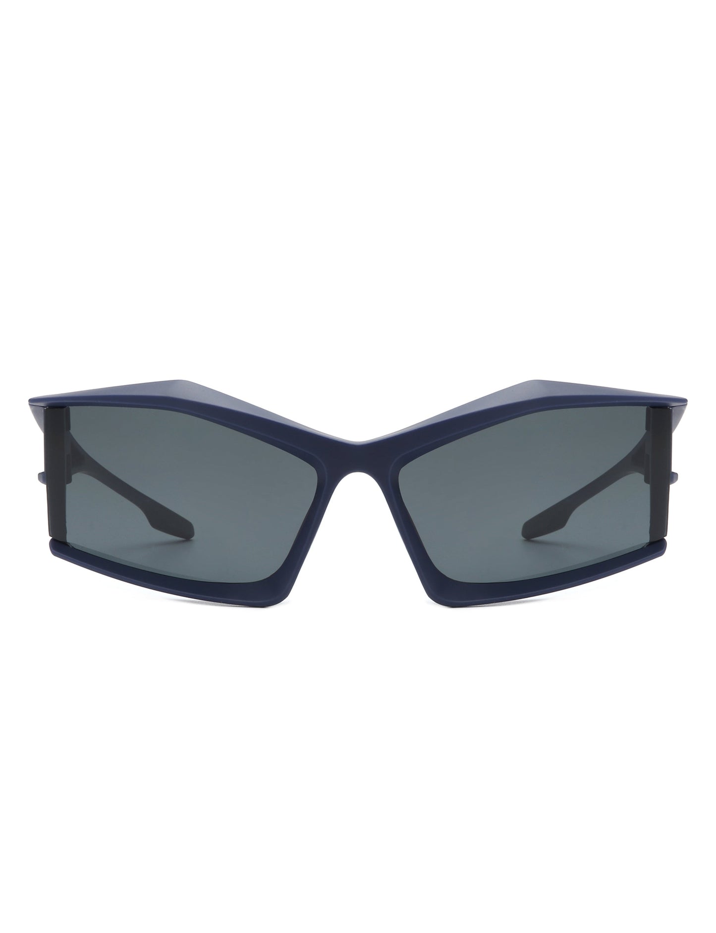 Halo - Futuristic Geometric Rectangle Fashion Sunglasses-4