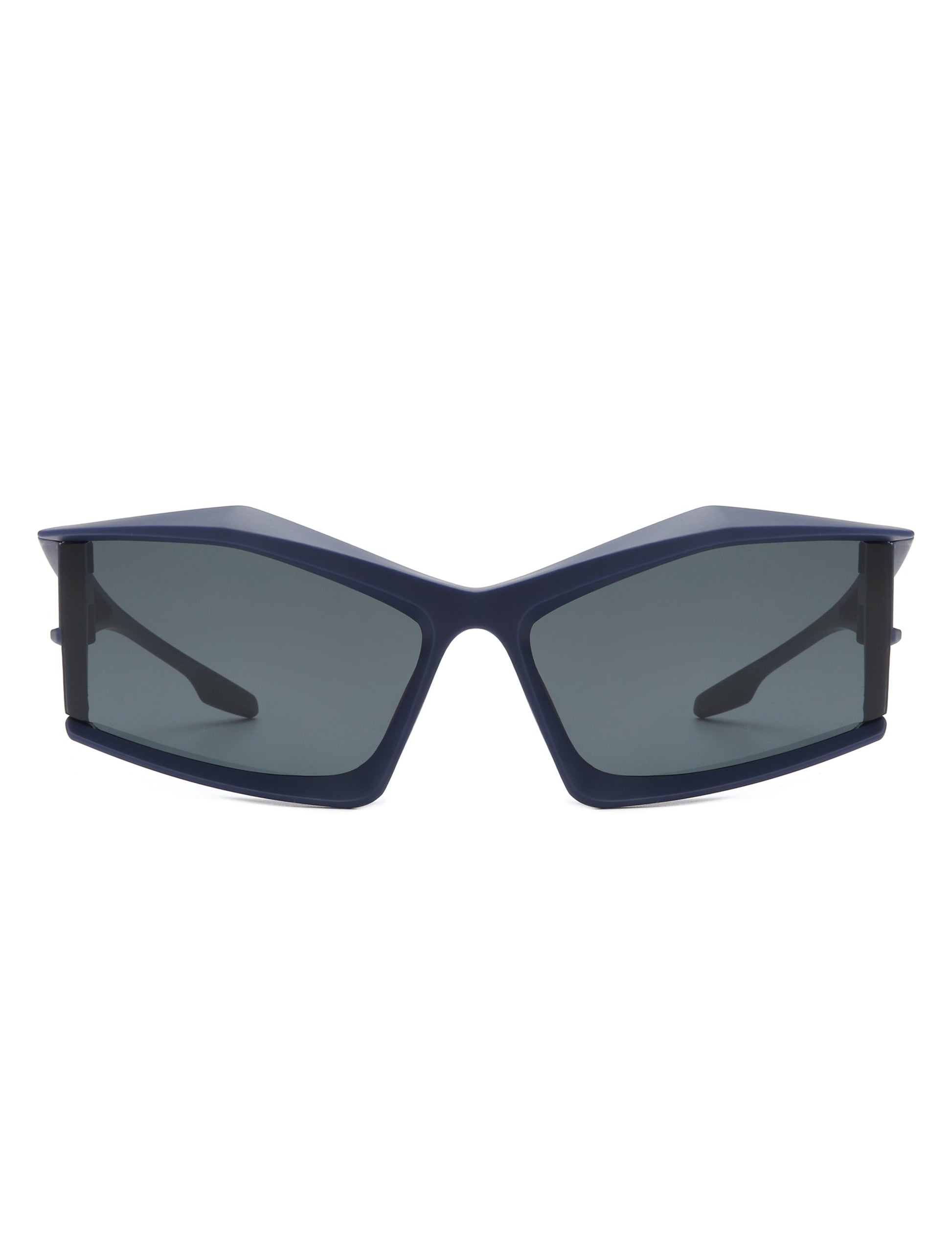 Halo - Futuristic Geometric Rectangle Fashion Sunglasses-4