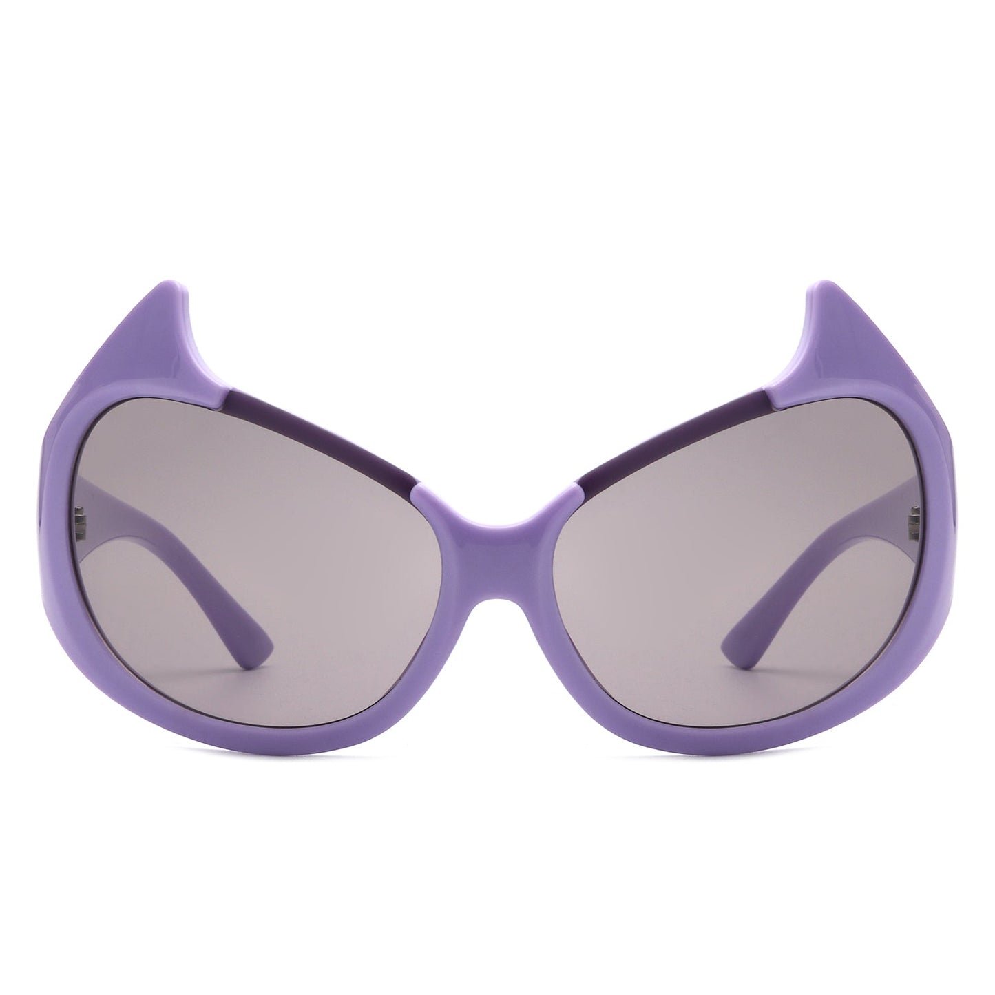 Vaelin - Oversized Round Fashion Cat Eye Sunglasses-4