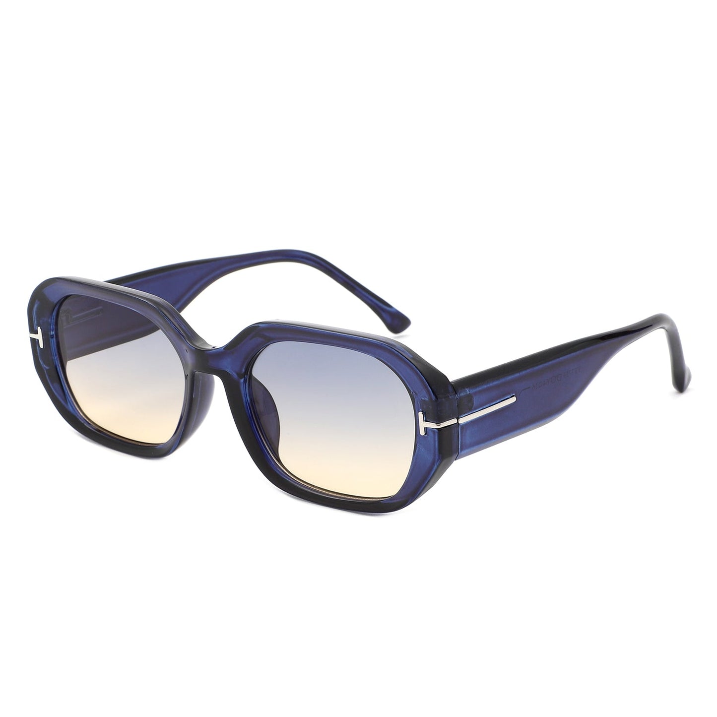 Nexis - Geometric Square Thick Frame Fashion Sunglasses-5
