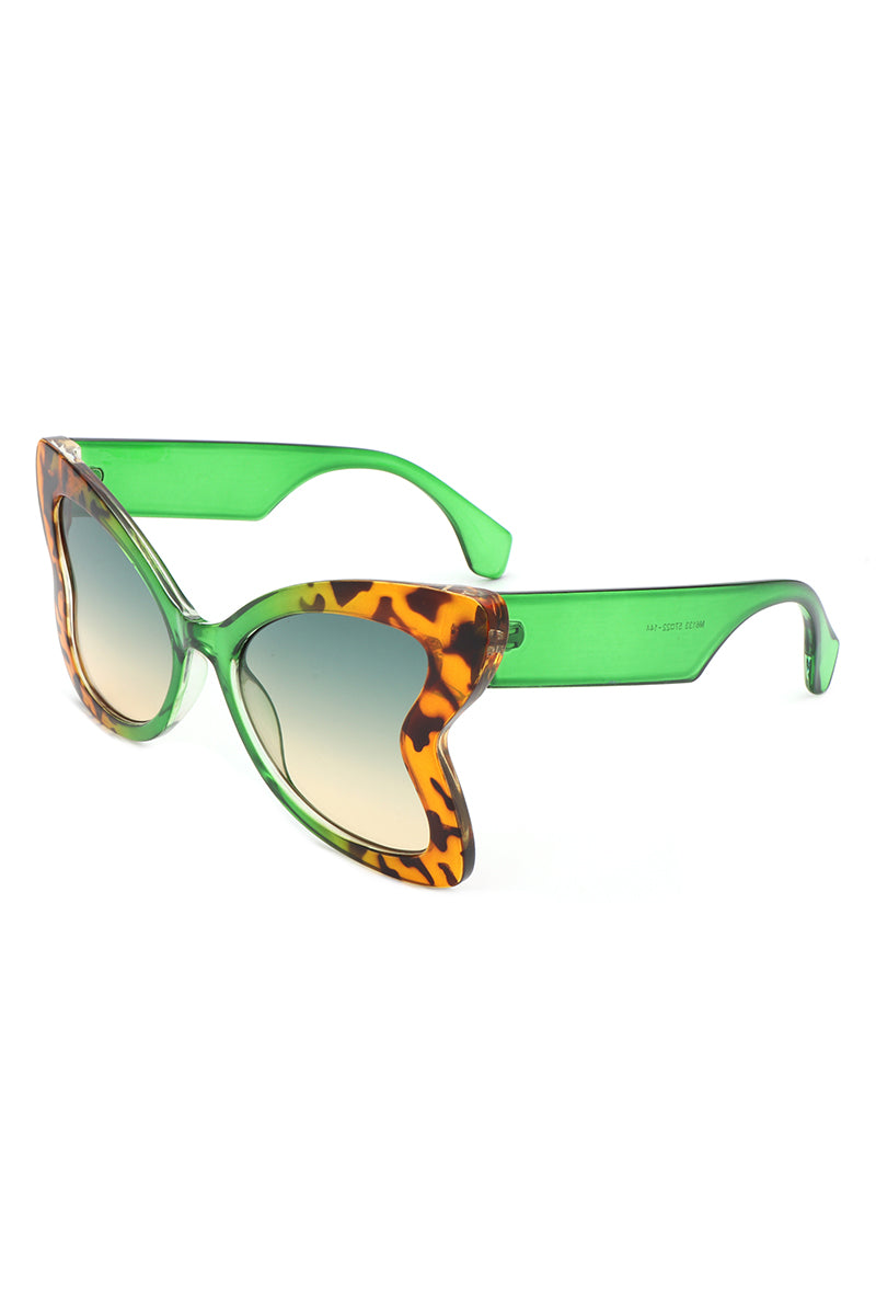 Glisten - Eye Oversized Butterfly Shape Sunglasses
