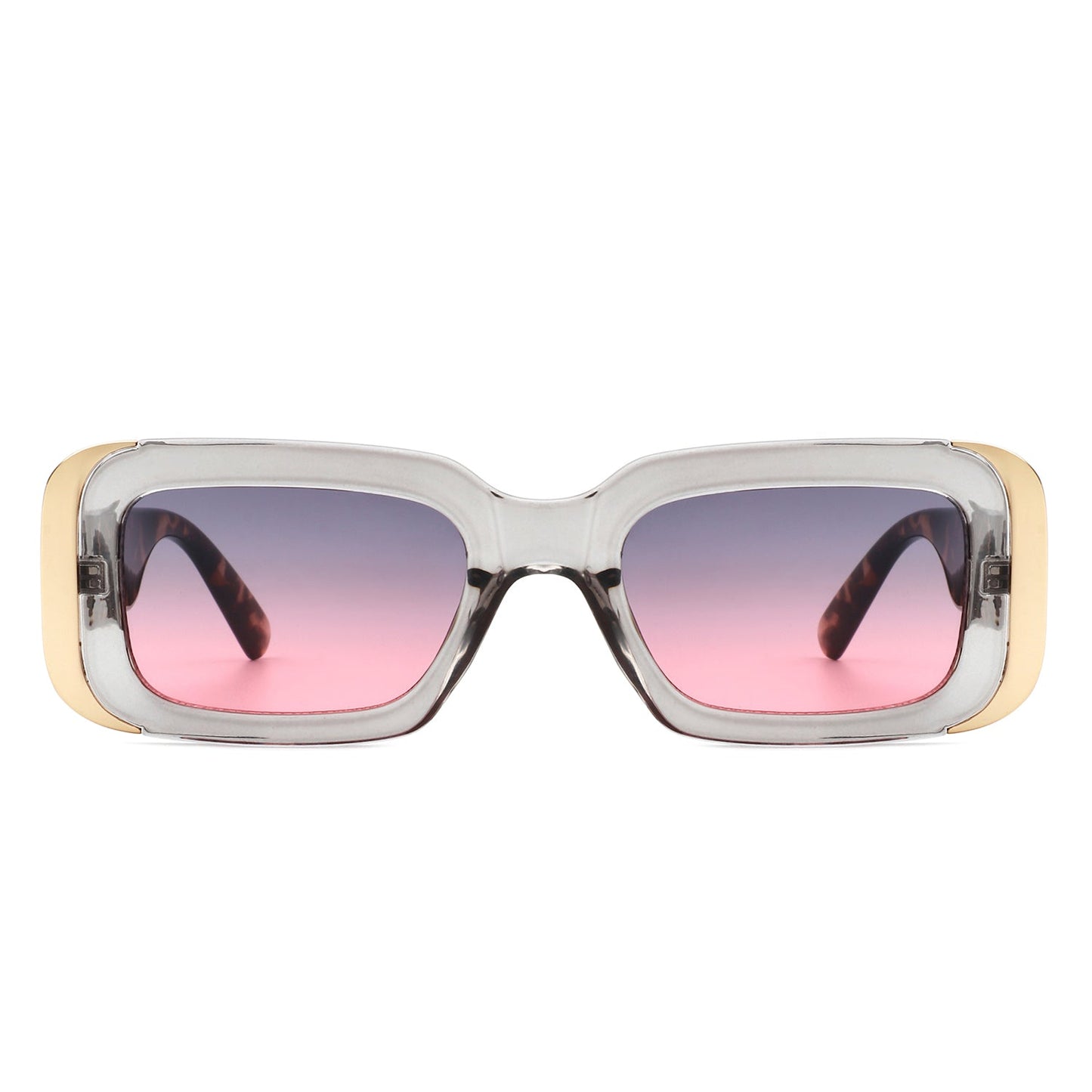 Quixotic - Rectangle Narrow Fashion Tinted Square Sunglasses