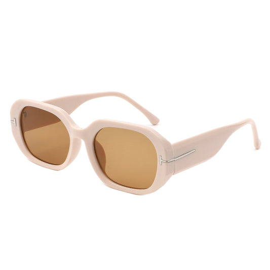 Nexis - Geometric Square Thick Frame Fashion Sunglasses-0