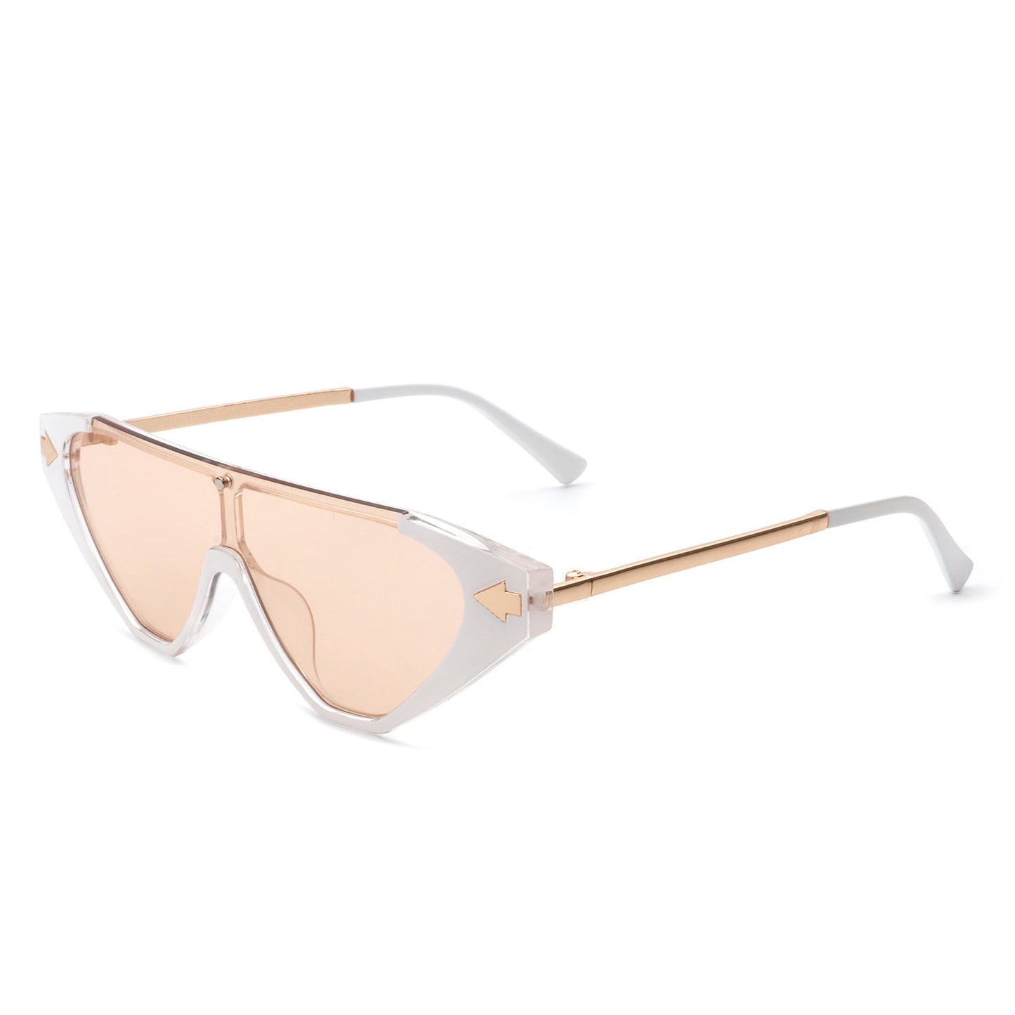 Zedillia - Triangle Mod Irregular Fashion Vintage Geometric Retro Sunglasses-7