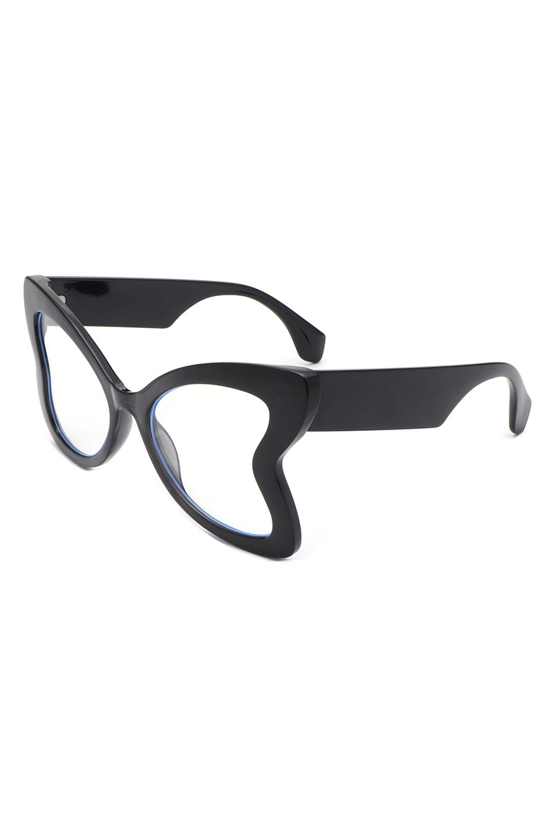 Glisten - Eye Oversized Butterfly Shape Sunglasses