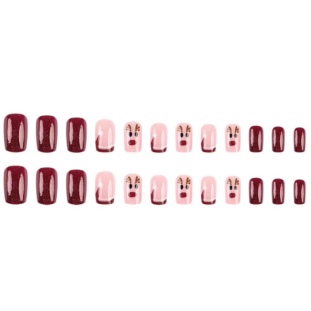 Festive Faux Nails for Holiday Glam