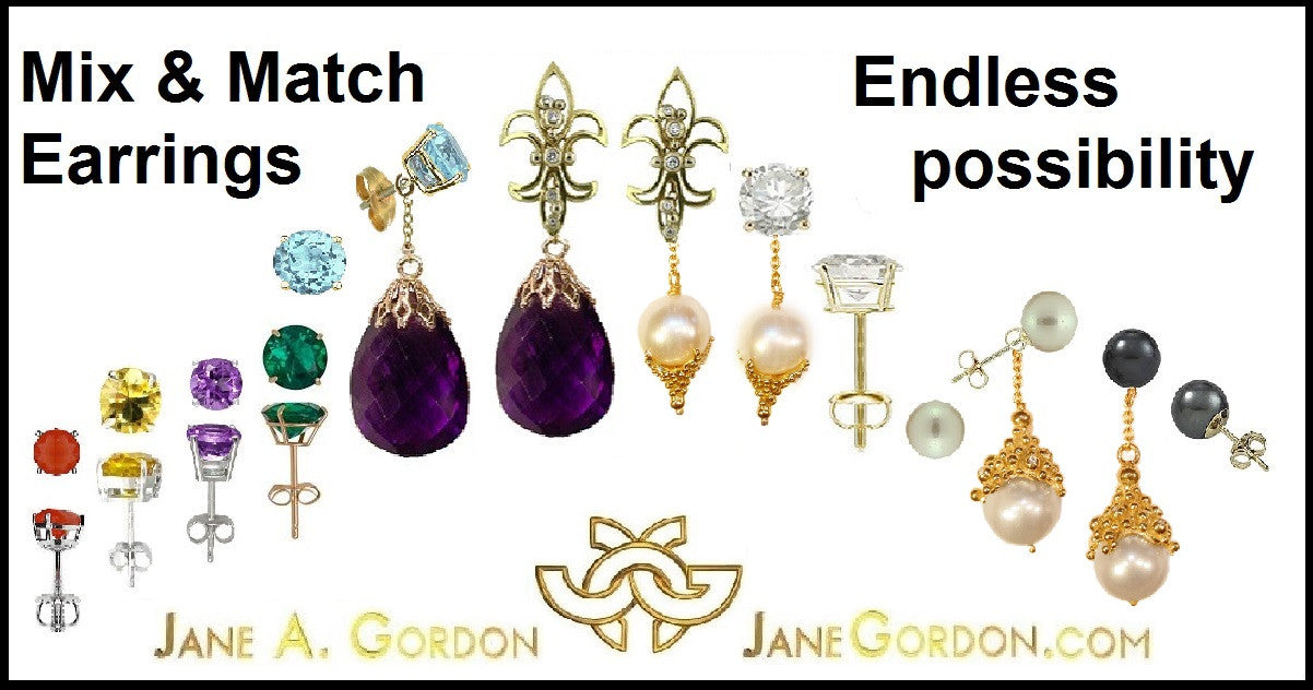 Dot Cap Pearl Drop Earrings- 18K Gold-6