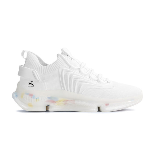 White Air-Cushion Sneakers