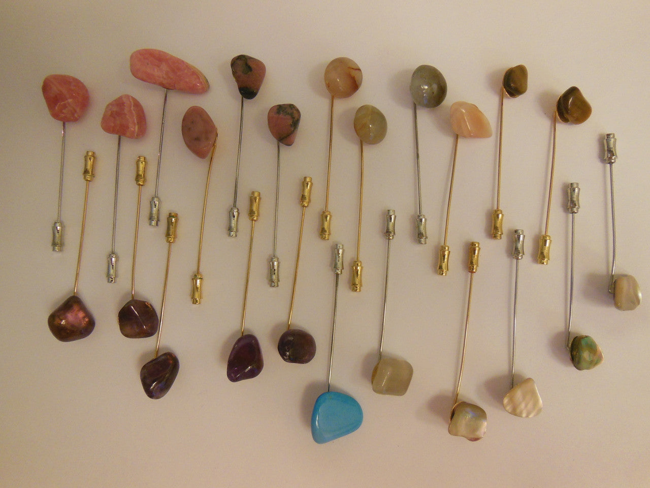 Get Stoned - Gemstone Lapel Pins-11