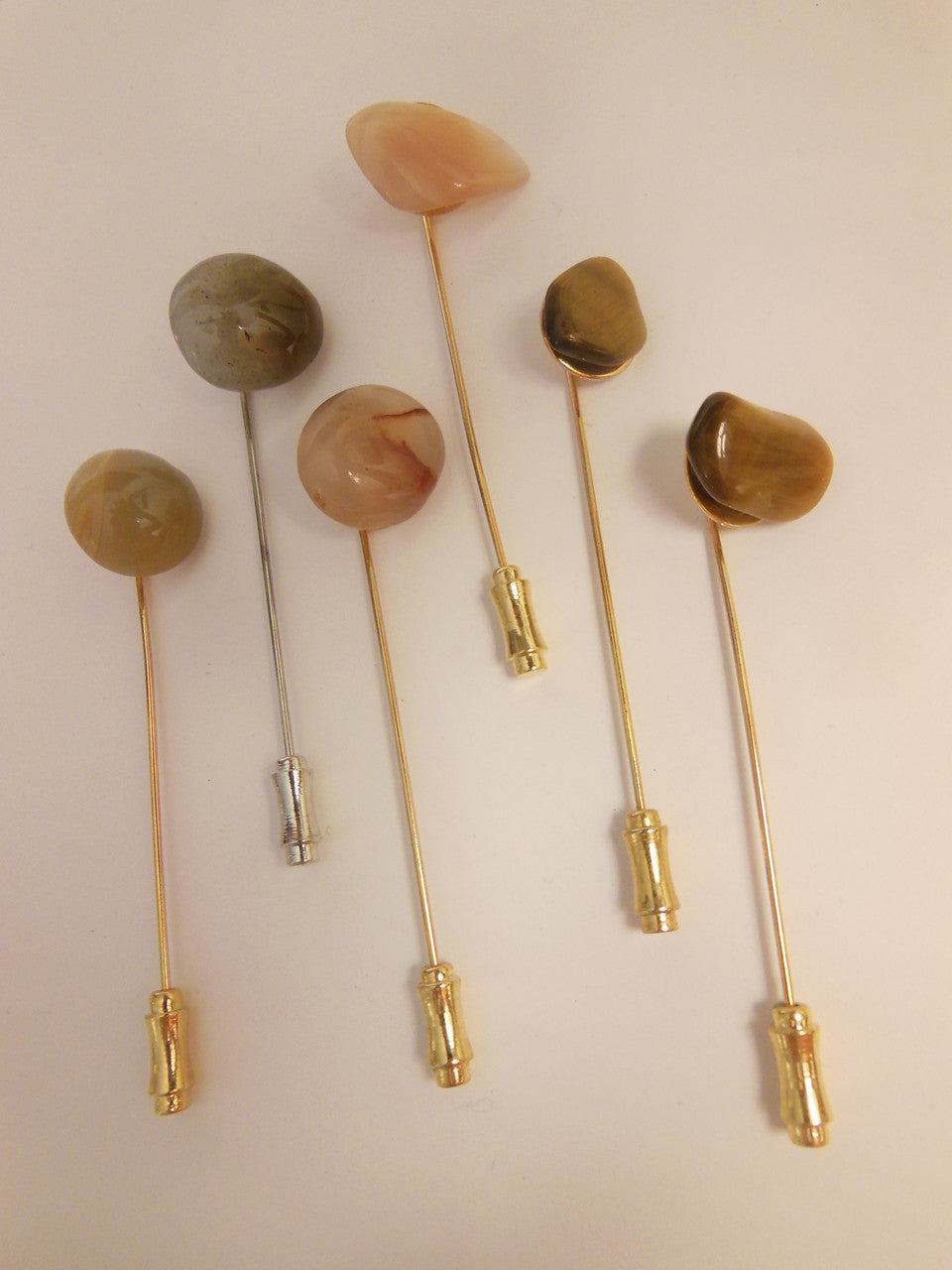 Get Stoned - Gemstone Lapel Pins-7