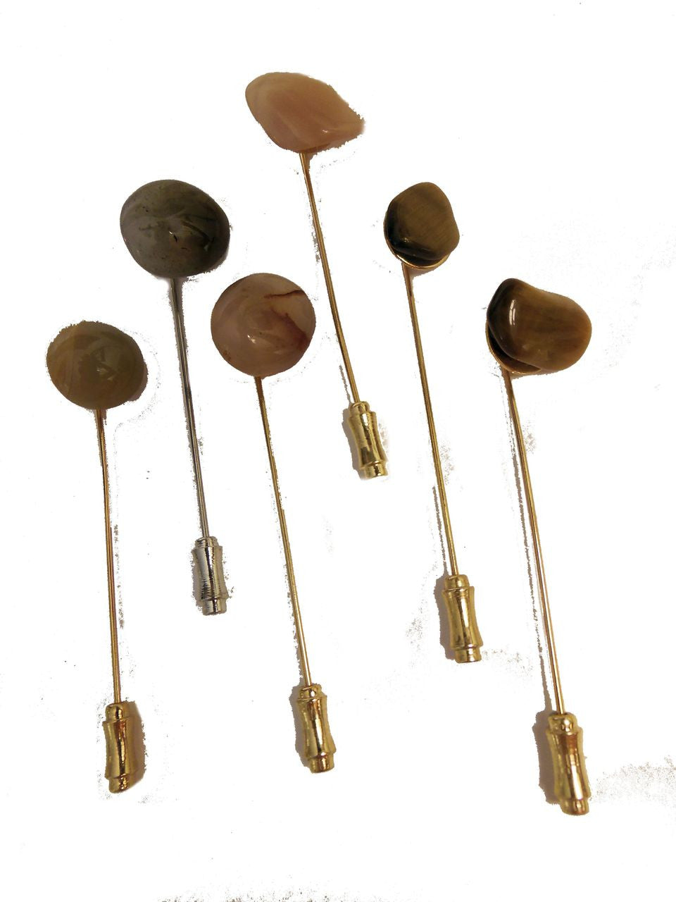 Get Stoned - Gemstone Lapel Pins-2