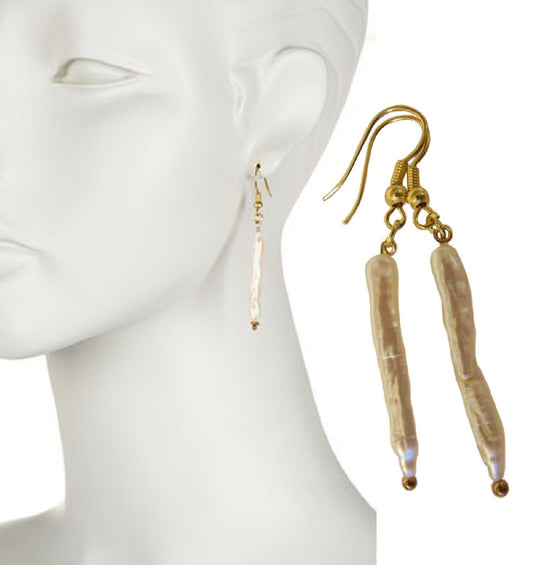 Icicle Pearl Earrings-0