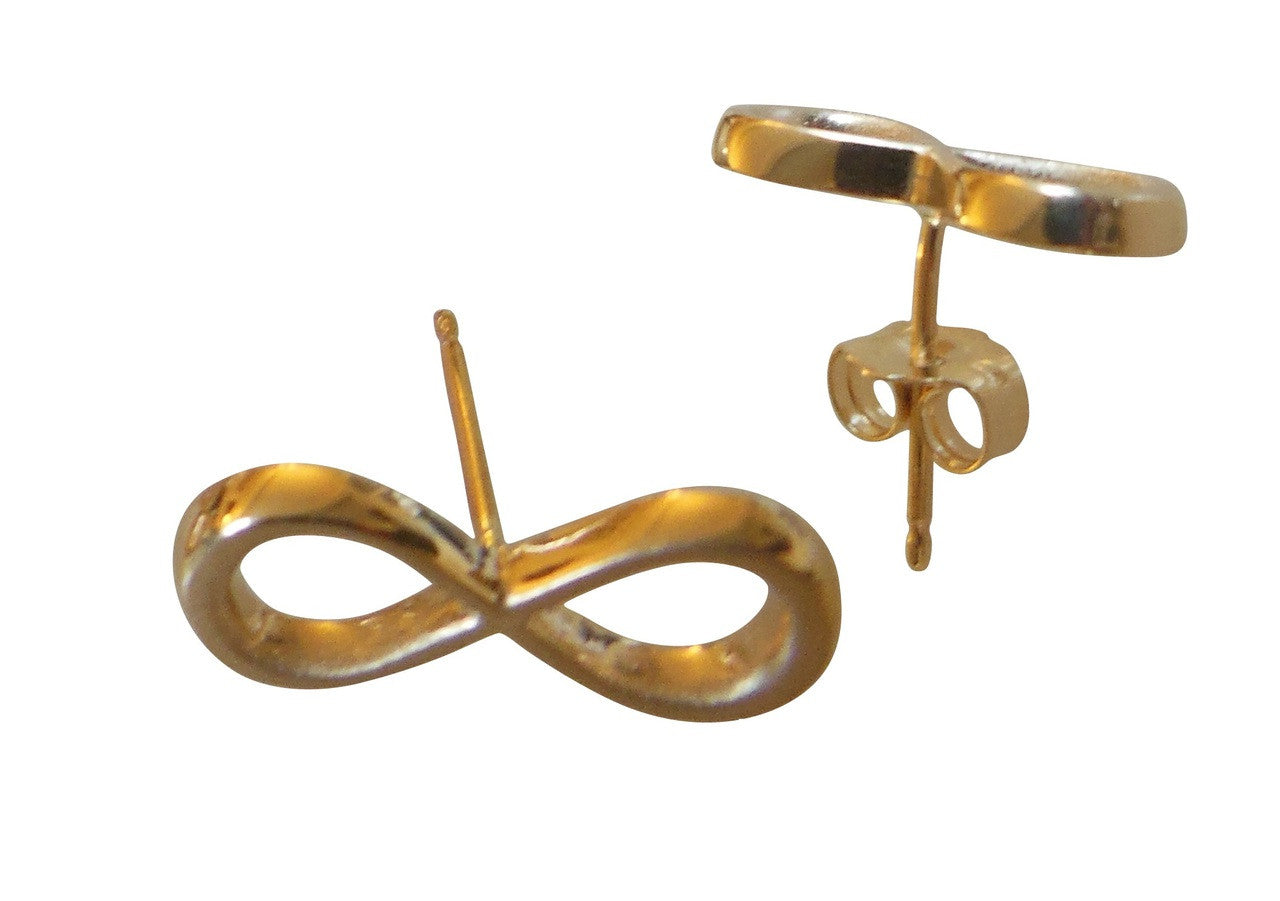 Infinity Earrings- 18K gold. Infinite live, love, imagination, possibilities!-0