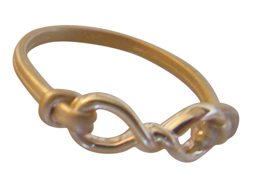Infinity Knot Ring- 18K Gold. Tied up in infinity possibility.-0