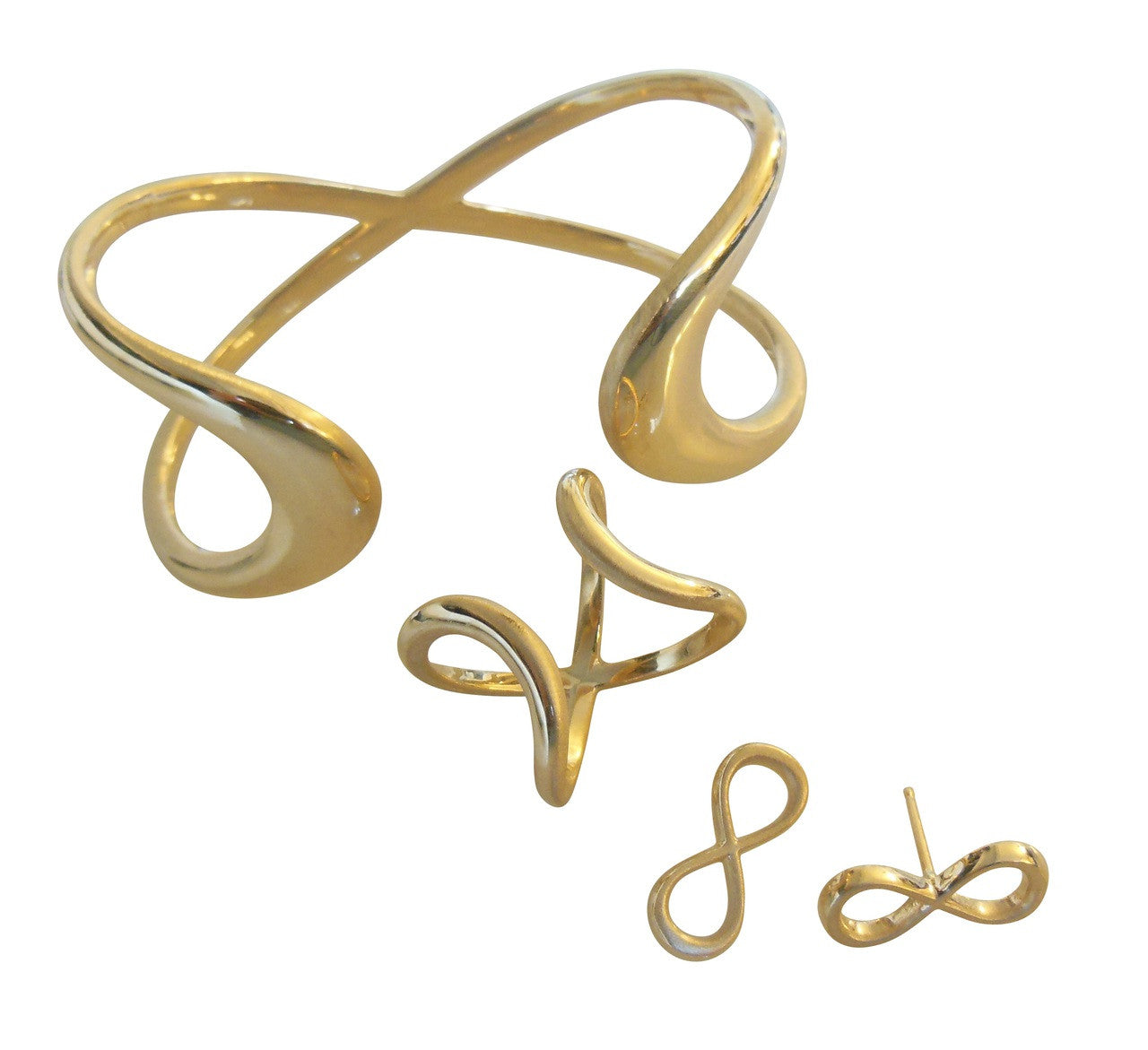 Infinity Earrings- 18K gold. Infinite live, love, imagination, possibilities!-3