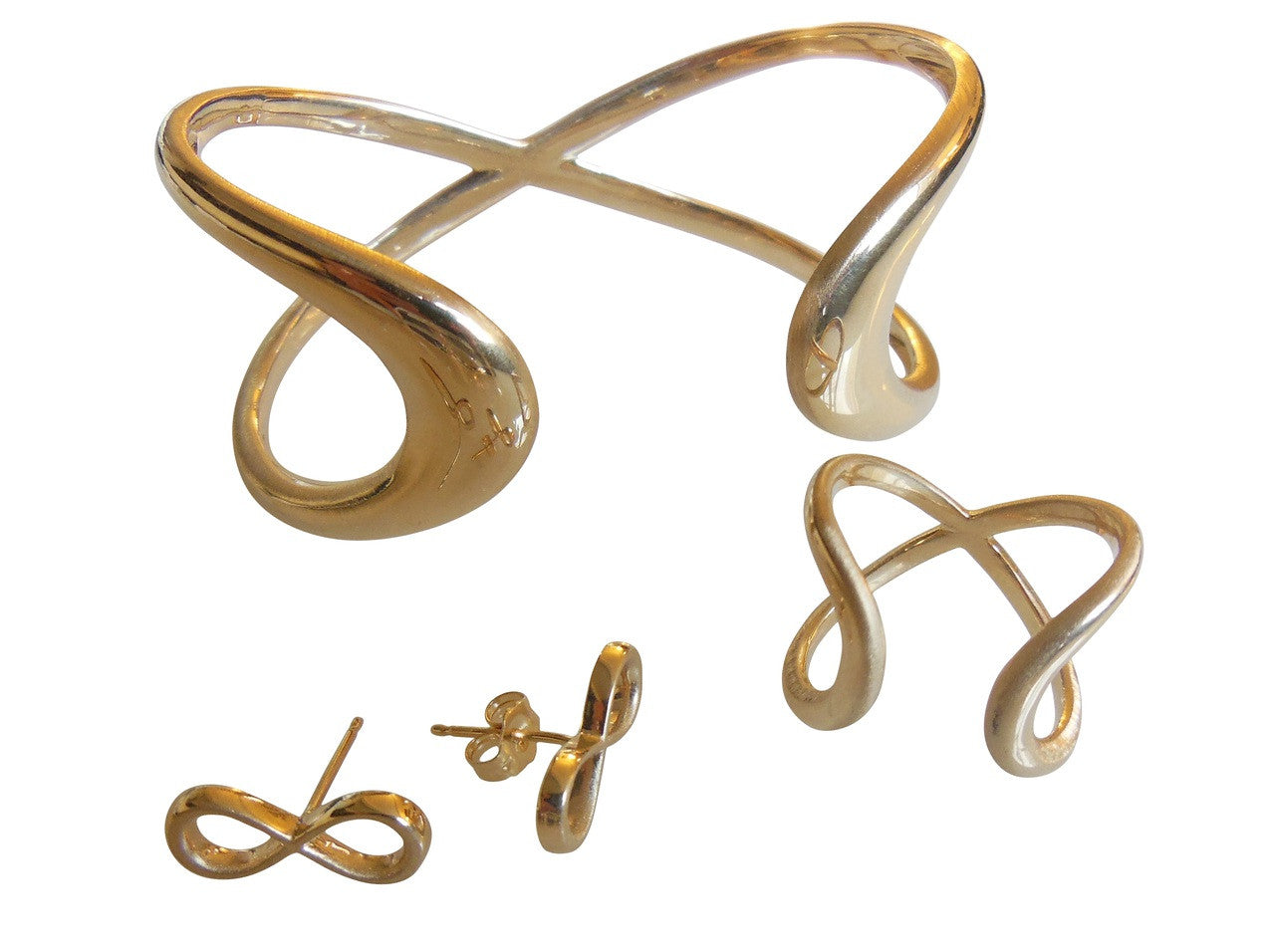 Infinity Earrings- 14K gold. Celebrate the Infinite of Life