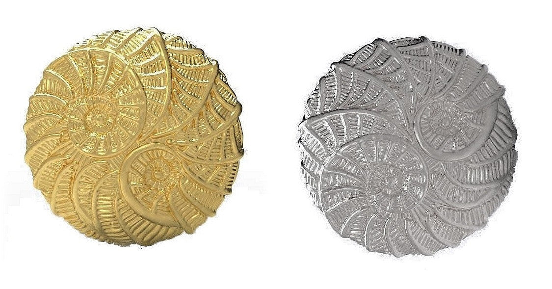 Koru Large Pendant/Necklace: Sterling Silver. i3f = Imagine Inspire Innovate Foundation-24