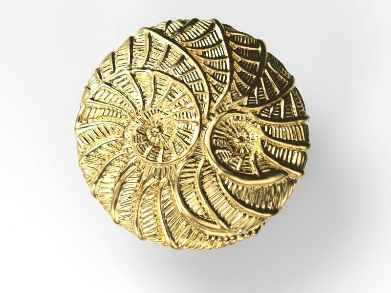 Koru Large Pendant/Necklace: Sterling Silver. i3f = Imagine Inspire Innovate Foundation-16