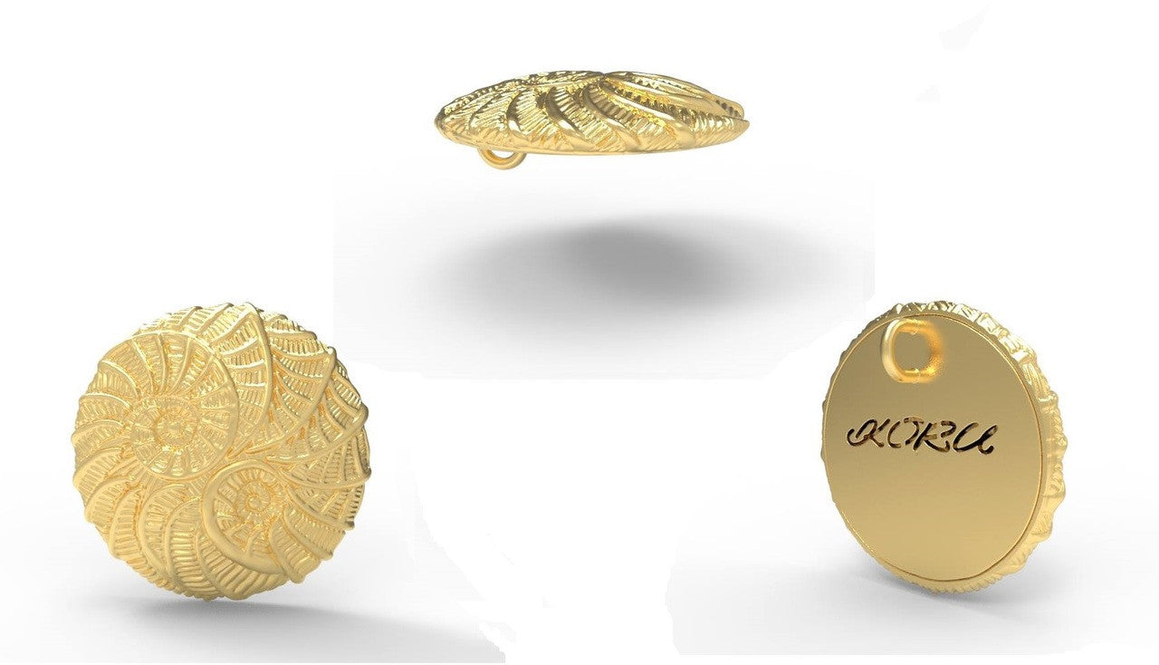 Koru Large Pendant/Necklace: Sterling Silver. i3f = Imagine Inspire Innovate Foundation-10