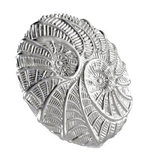 Koru Large Pendant/Necklace: Sterling Silver. i3f = Imagine Inspire Innovate Foundation-20