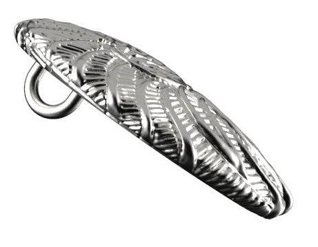 Koru Large Pendant/Necklace: Sterling Silver. i3f = Imagine Inspire Innovate Foundation-27