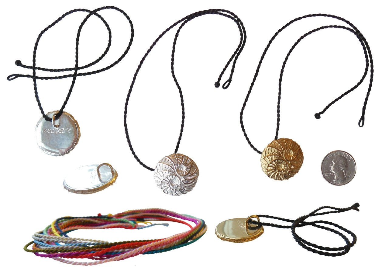 Koru Large Pendant/Necklace: Sterling Silver. i3f = Imagine Inspire Innovate Foundation-25