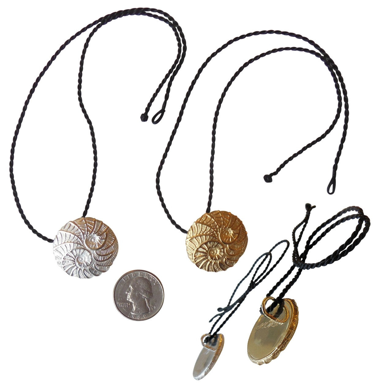 Koru Large Pendant/Necklace: Sterling Silver. i3f = Imagine Inspire Innovate Foundation-4