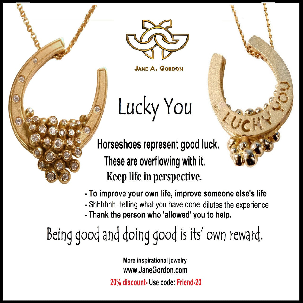 Equestrian "Lucky You" Horseshoe Ring-14K Gold with Diamonds. Smaller Version-8