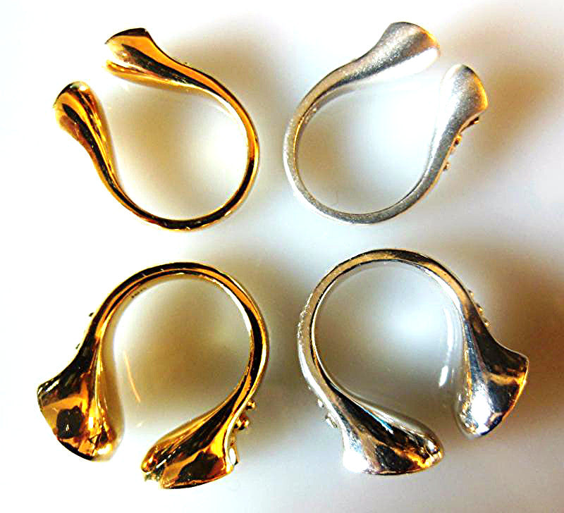 Equestrian "Lucky You" Horseshoe Ring-14K Gold with Diamonds. Smaller Version-5